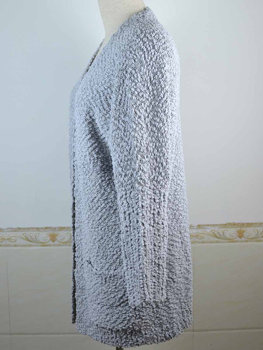 Lunimesd Casual Daily Solid Cardigan Cardigan Collar Tops(5 colors)