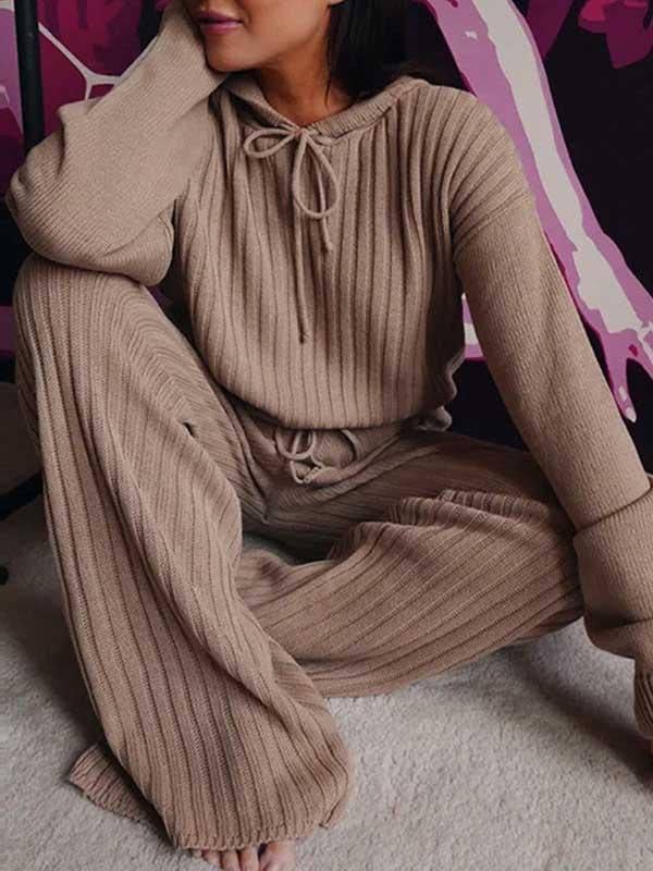 Lunimesd Loose Hooded Two Sets