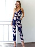 Lunimesd V Neck Sling Jumpsuit