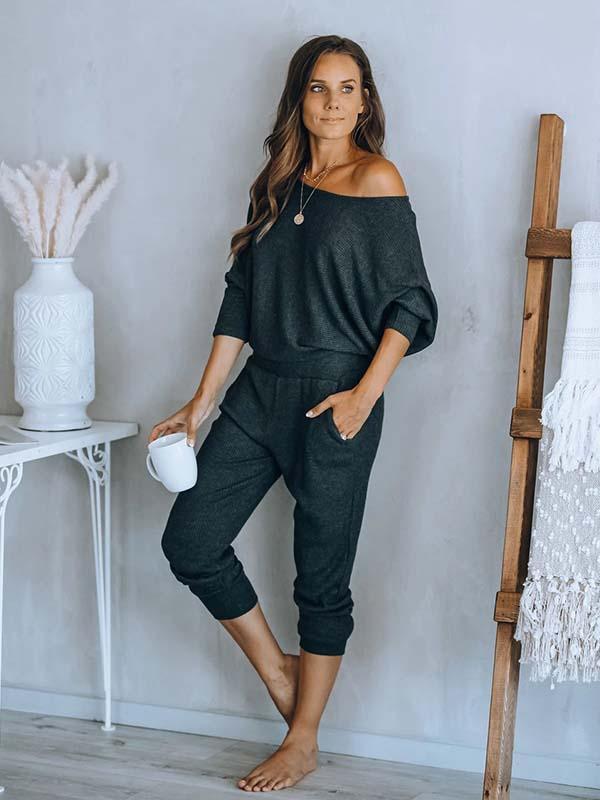 Lunimesd Off-Shoulder Two Sets