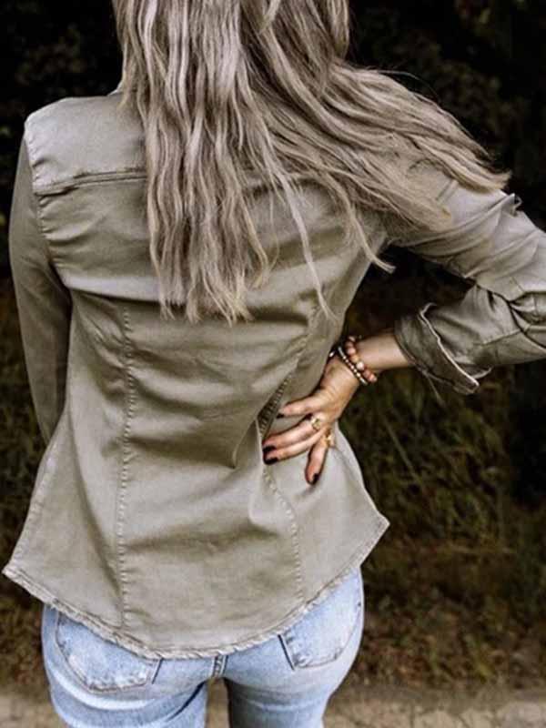 Lunimesd Trendy Denim Tops