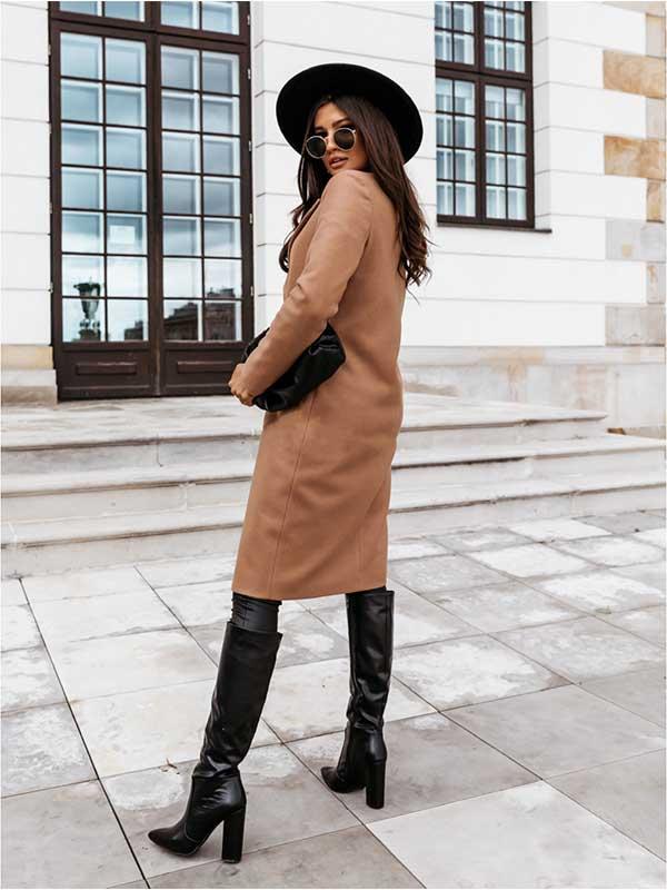 Lunimesd Popular Long Style Overcoat