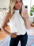 Lunimesd Loose Strapless Hanging Neck Sexy Tops