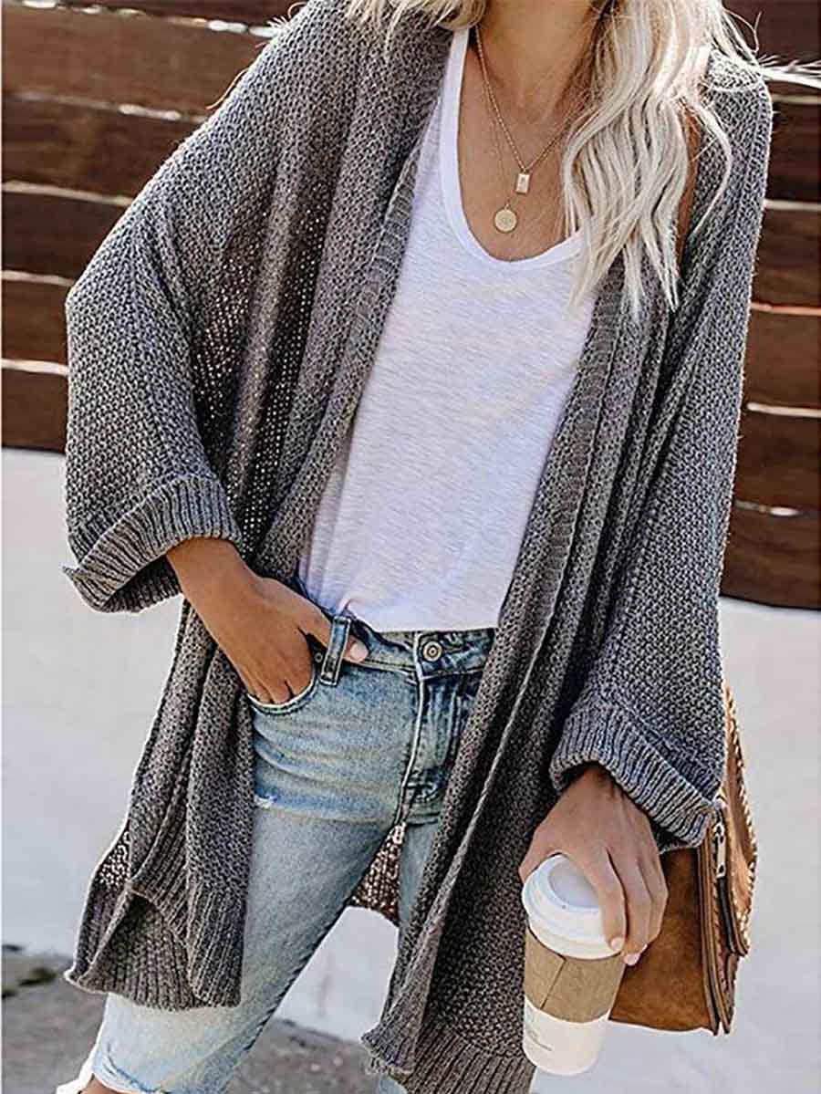 Lunimesd Solid Color Knitted Cardigan(10 colors)