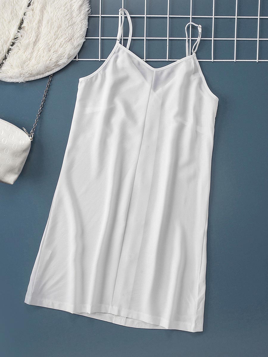 Lunimesd V-Neck Single-Breasted Sleeveless Dress(7 colors)