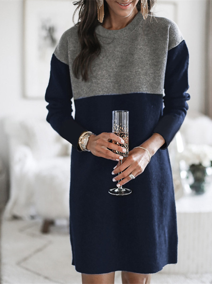 Lunimesd O Neck Casual Dress (5 colors)