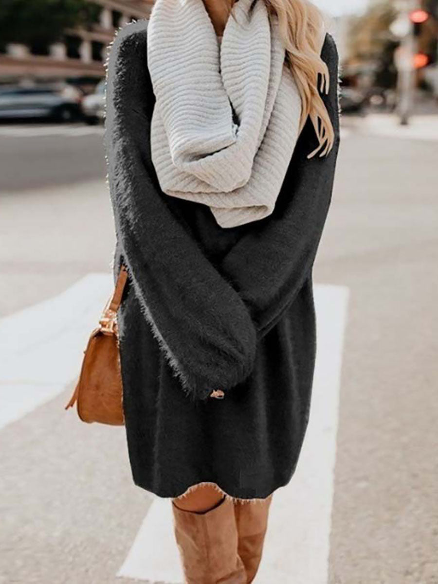 Lunimesd Plush Sweater Dress(8 colors)