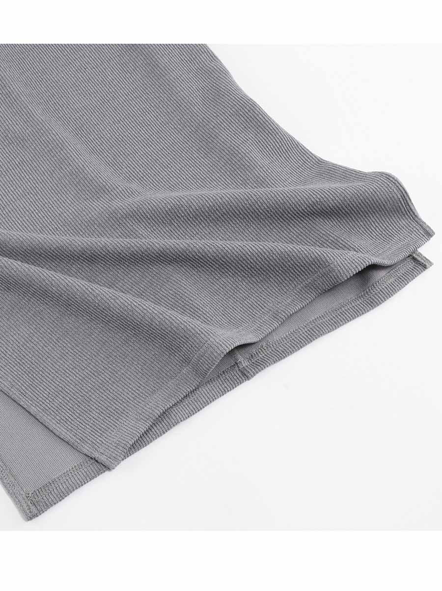 Lunimesd High Neck Lace-Up Knit Dress(4 colors)