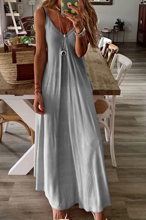 Lunimesd Gradient Slip Maxi Dress