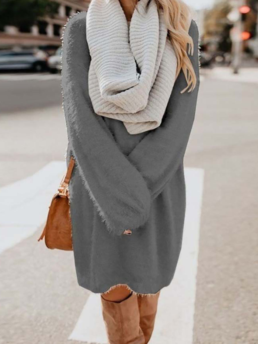Lunimesd Plush Sweater Dress(8 colors)