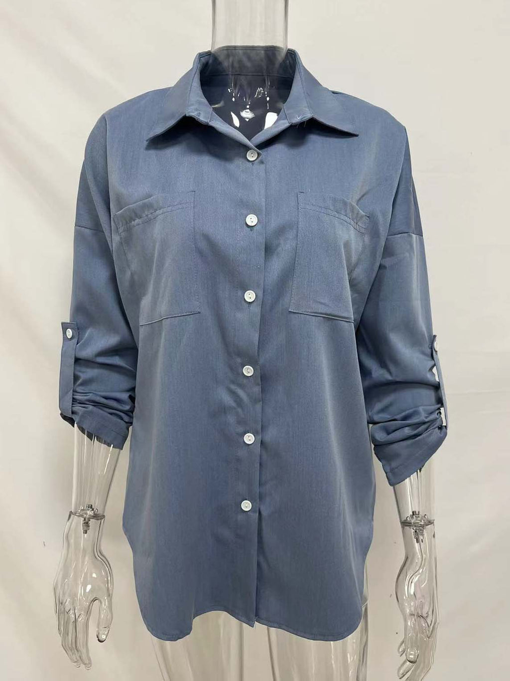 Lunimesd Loose Long-Sleeved Casual Blouse (8 colors)