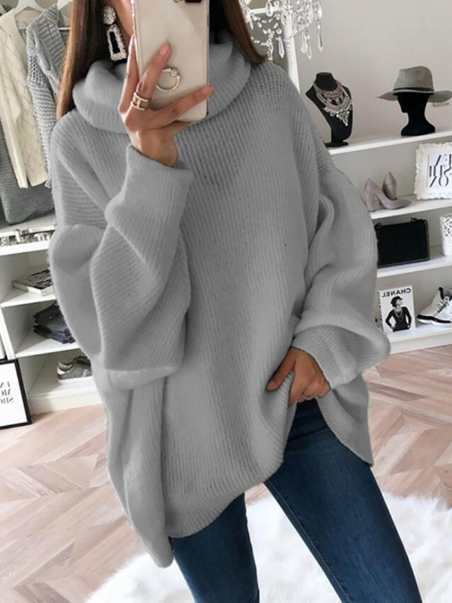 Lunimesd Solid Color Turtleneck Knit Sweater(11 colors)