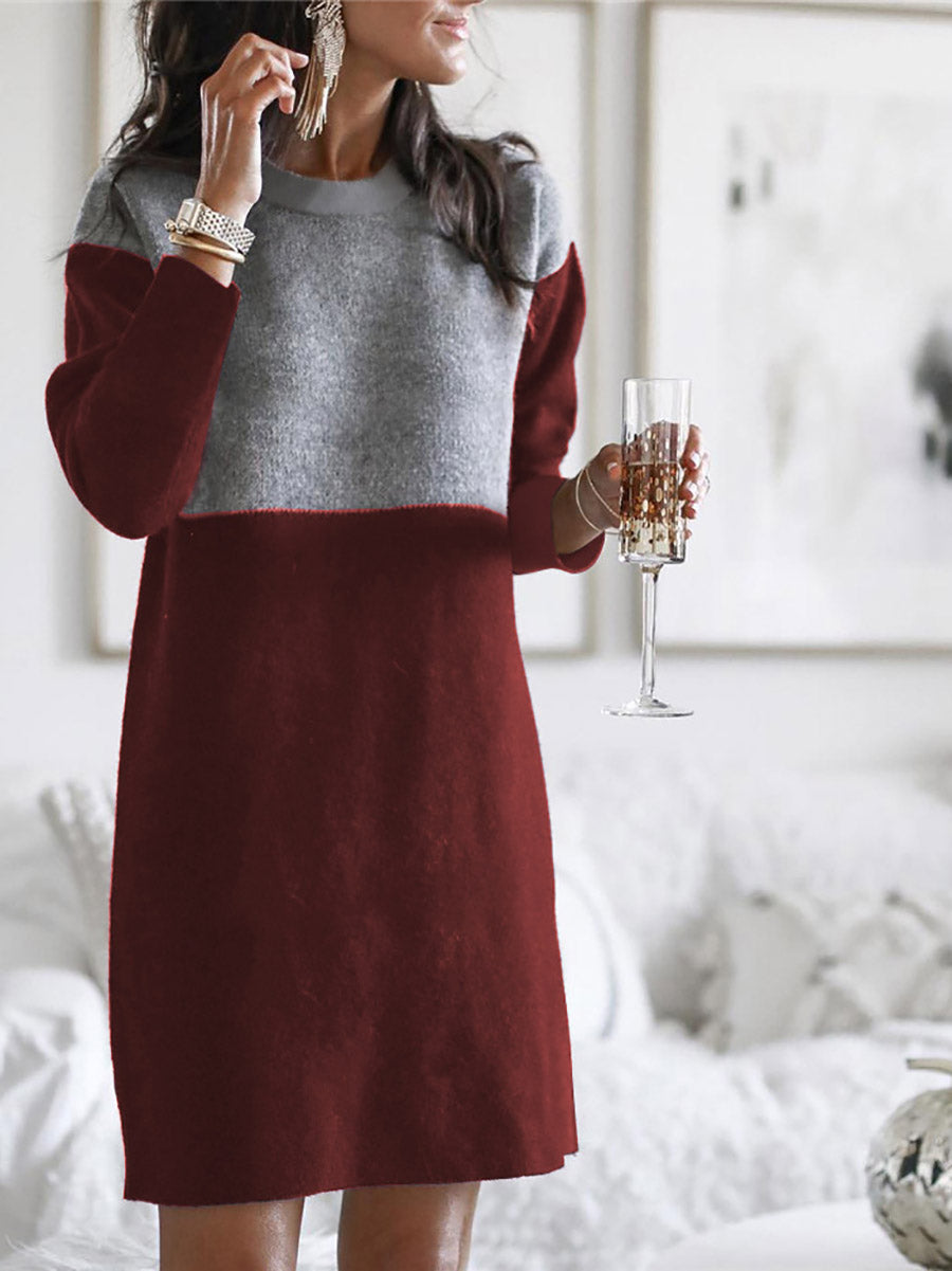 Lunimesd O Neck Casual Dress (5 colors)
