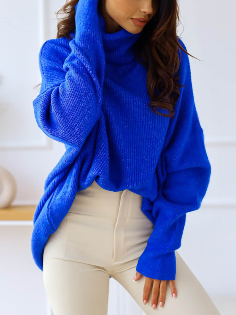 Lunimesd Solid Color Turtleneck Knit Sweater(11 colors)