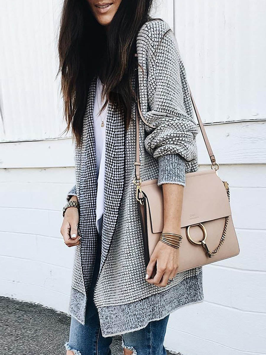 Lunimesd Knitted Sweater Cardigan （3 colors）