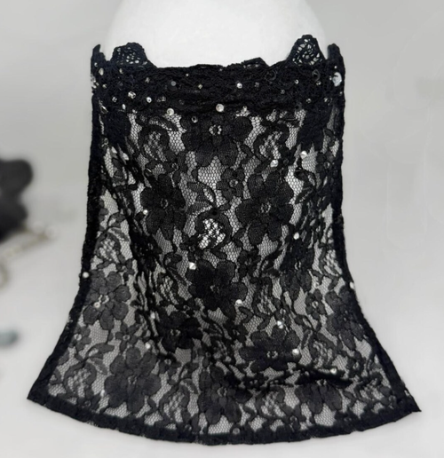 Crystal Lace Full-Face Veil 198