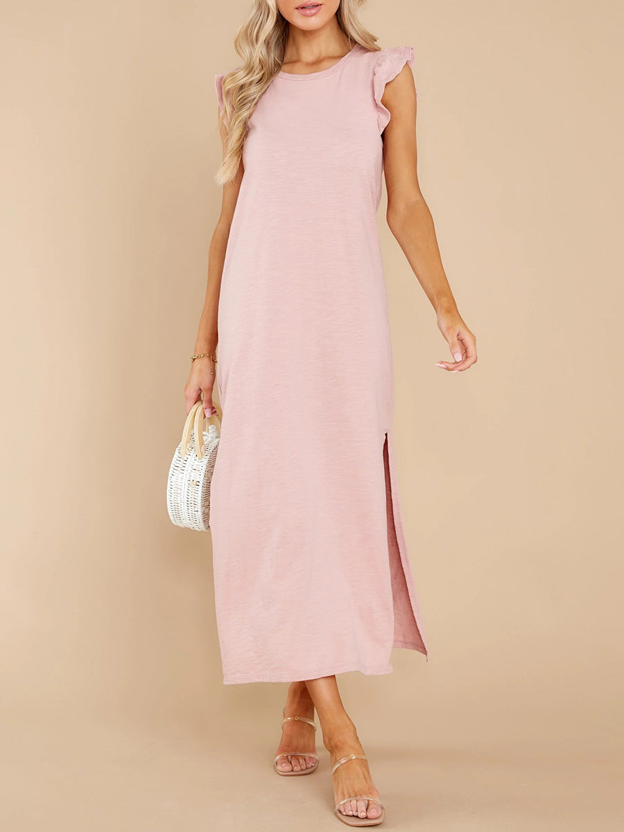 Lunimesd Ruffled Loose Dress