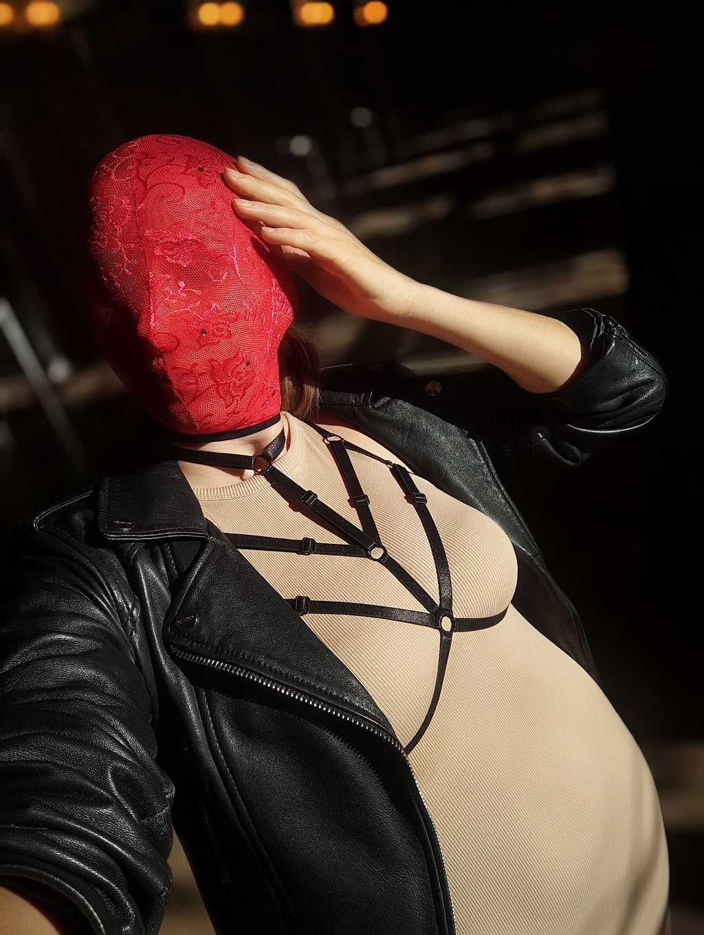 Adjustable Chest Harness Lingerie 5