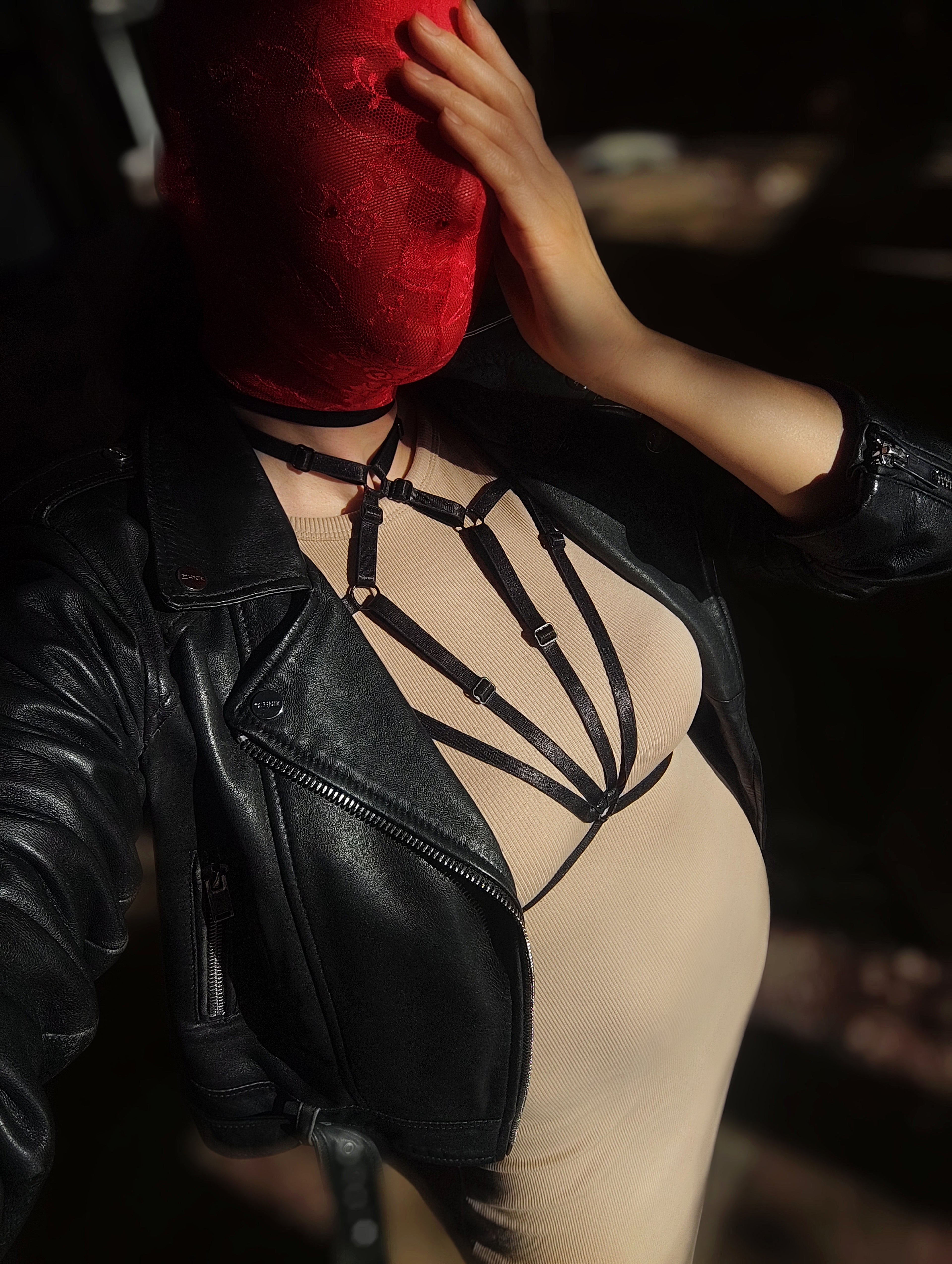 Adjustable Chest Harness Lingerie 1