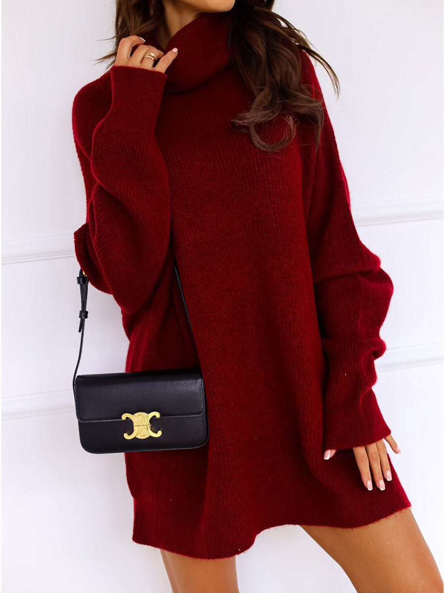 Lunimesd Solid Color Turtleneck Knit Sweater(11 colors)