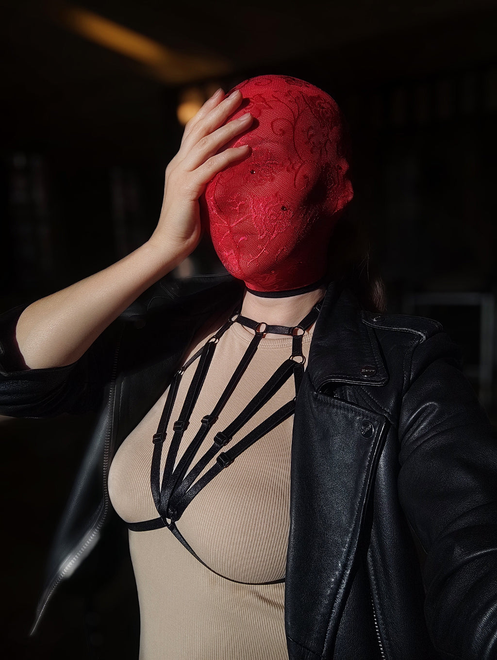 Adjustable Chest Harness Lingerie 3