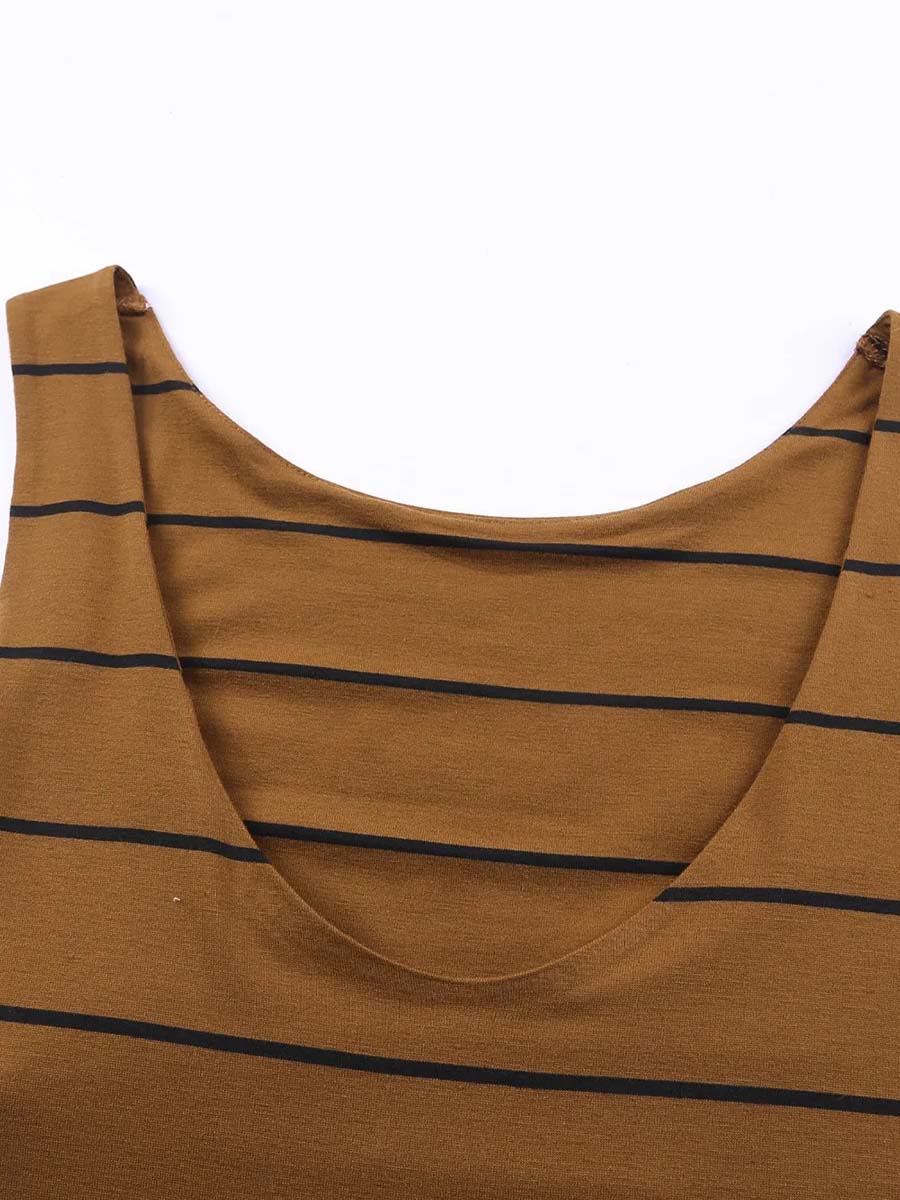 Lunimesd Sleeveless Split Dress(6 Colors)