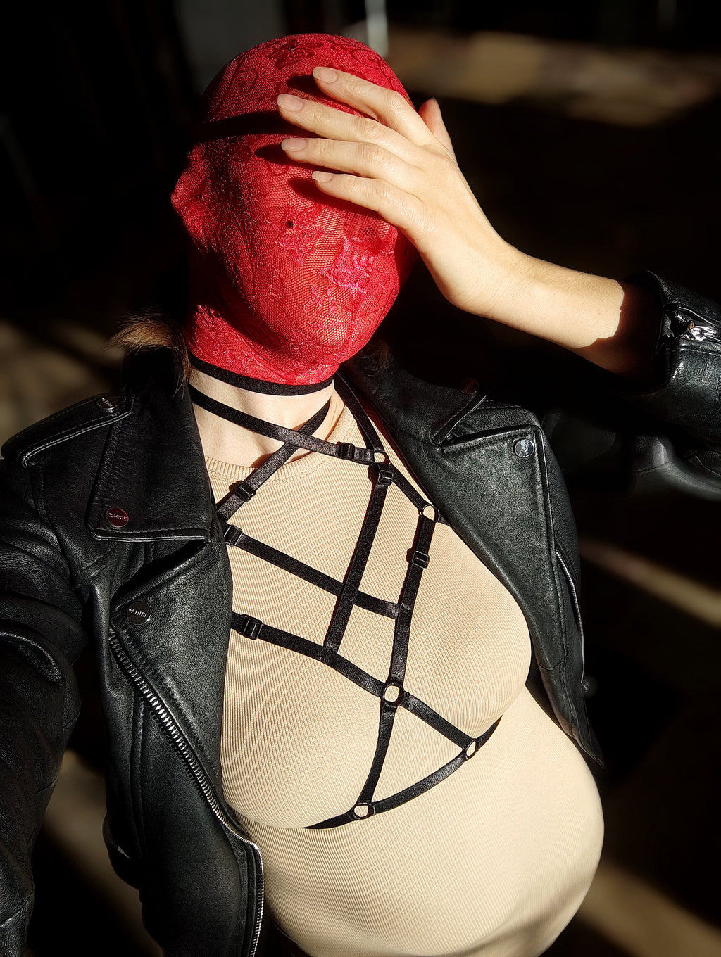 Adjustable Chest Harness Lingerie 8