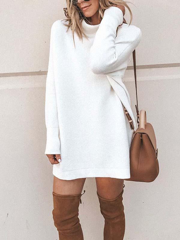 Lunimesd O Neck Autumn Dress