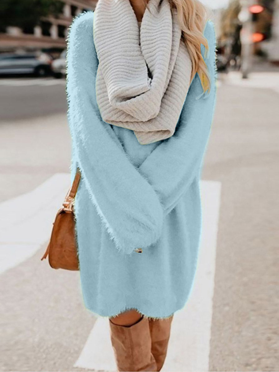 Lunimesd Plush Sweater Dress(8 colors)