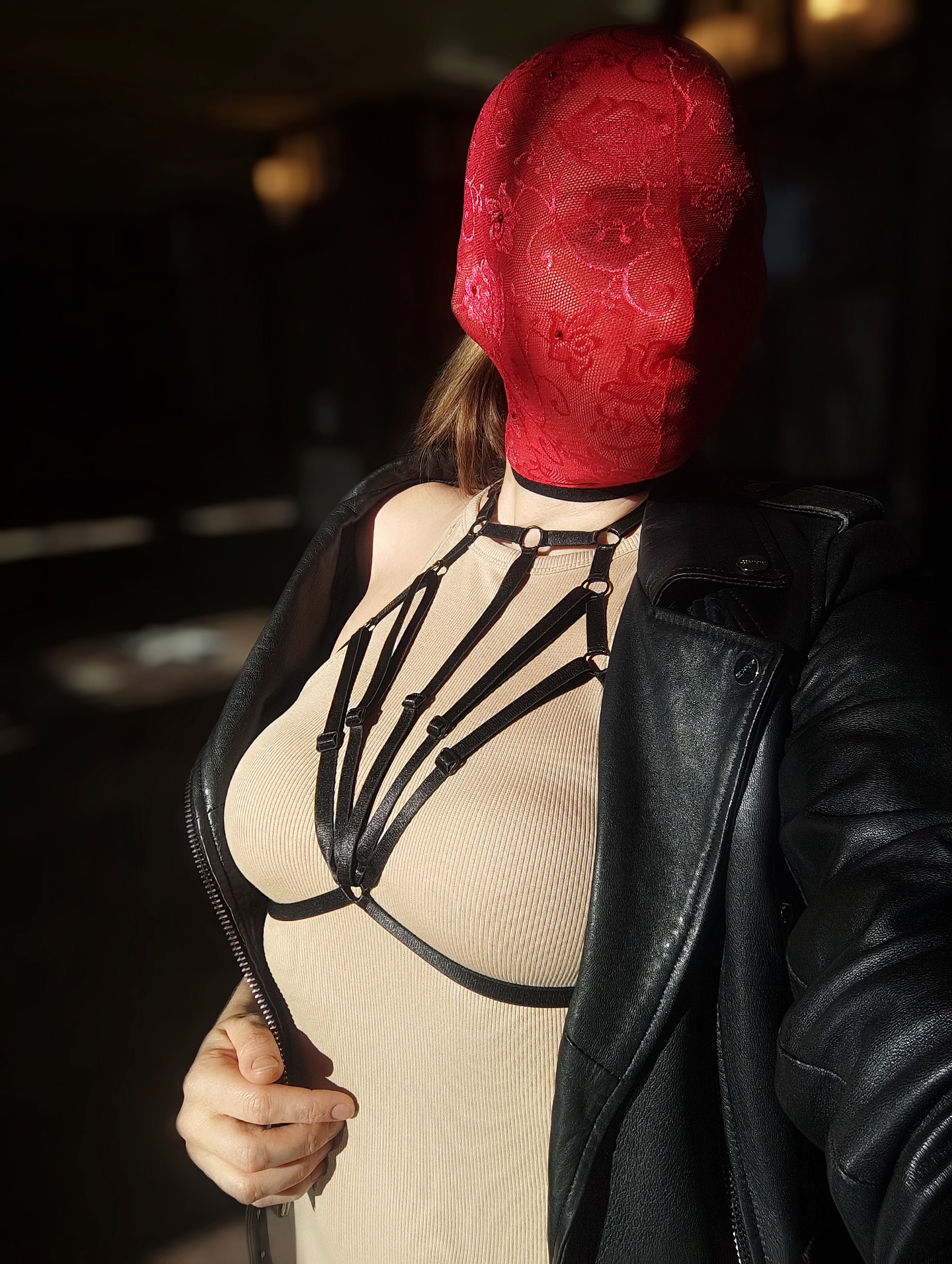 Adjustable Chest Harness Lingerie 3