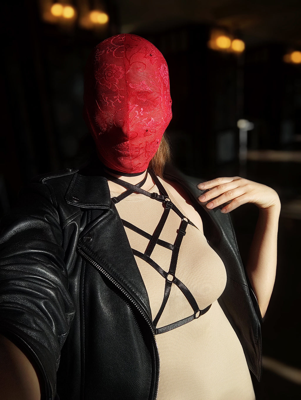 Adjustable Chest Harness Lingerie 8