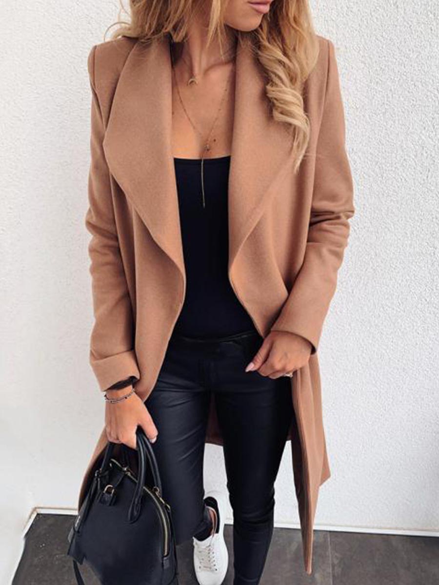 Lunimesd Belt Pocket Coat