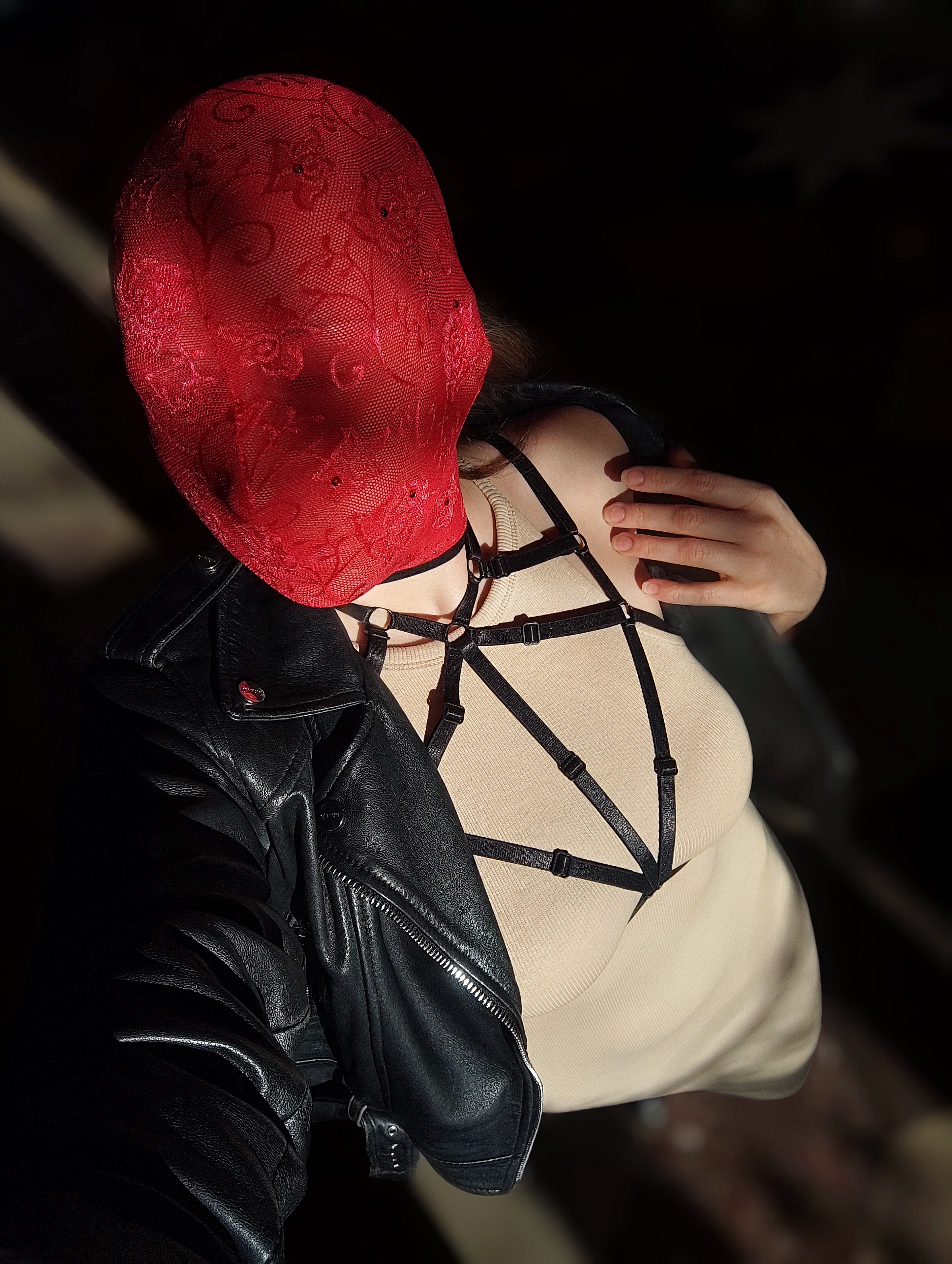 Adjustable Chest Harness Lingerie 4