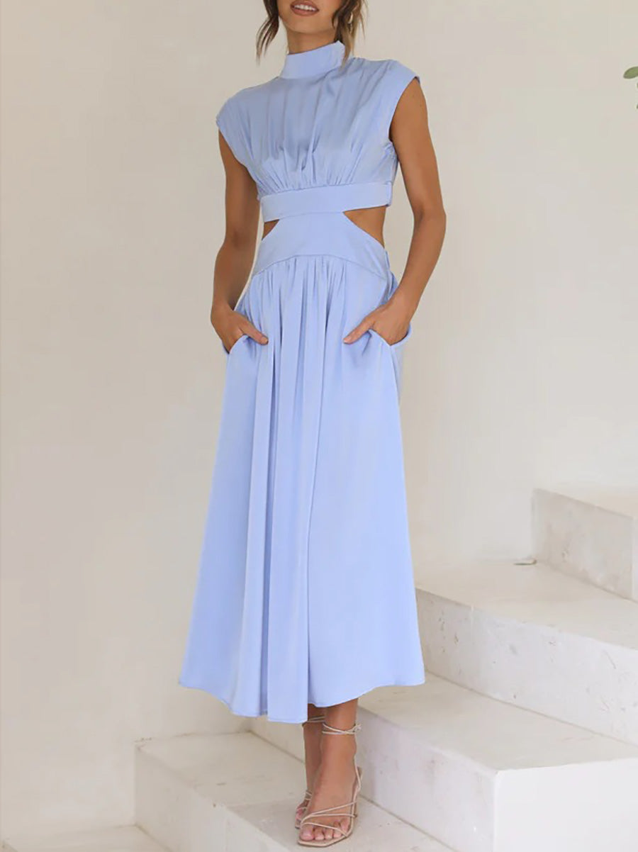 Lunimesd Macaron Color Waistless Dress