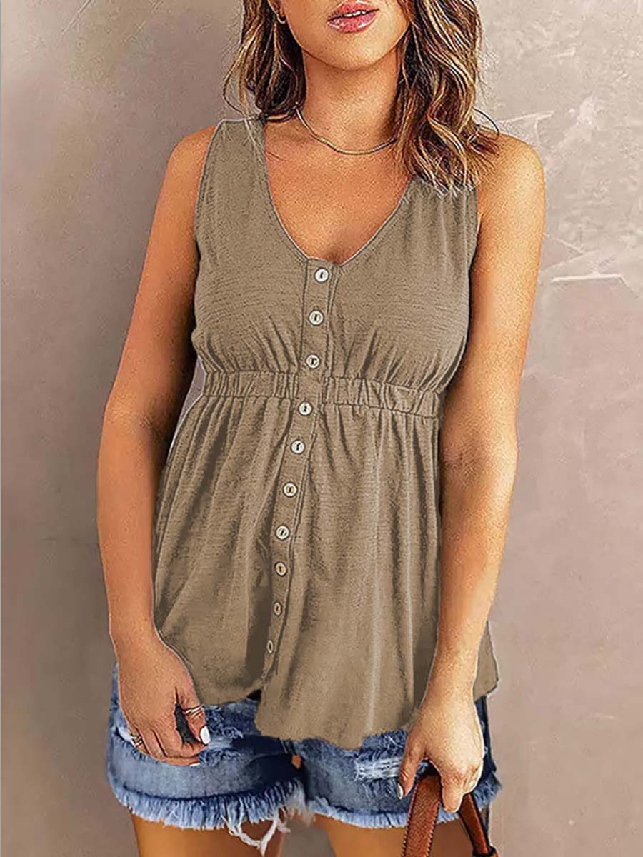 Lunimesd Solid Color Strapless Waistless Sleeveless Top(7 Colors)