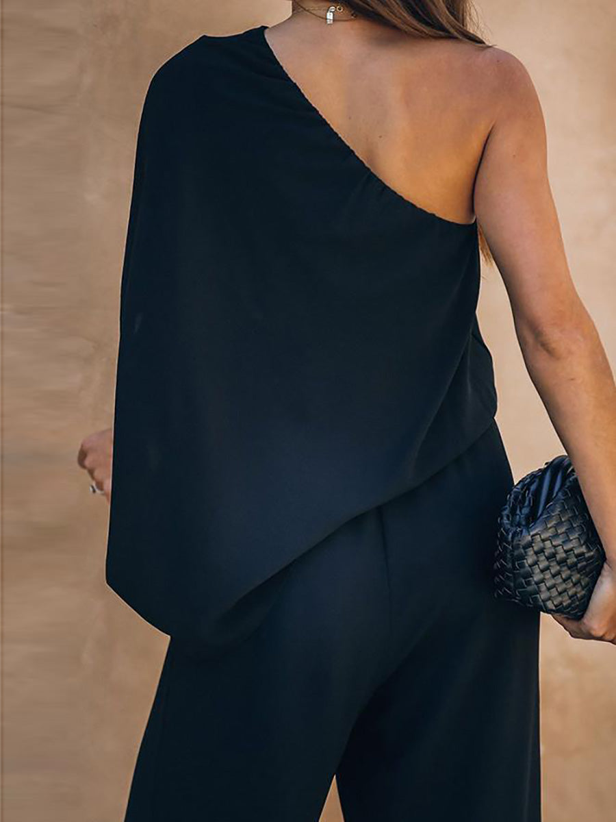 Lunimesd Sexy Strapless Loose Jumpsuit