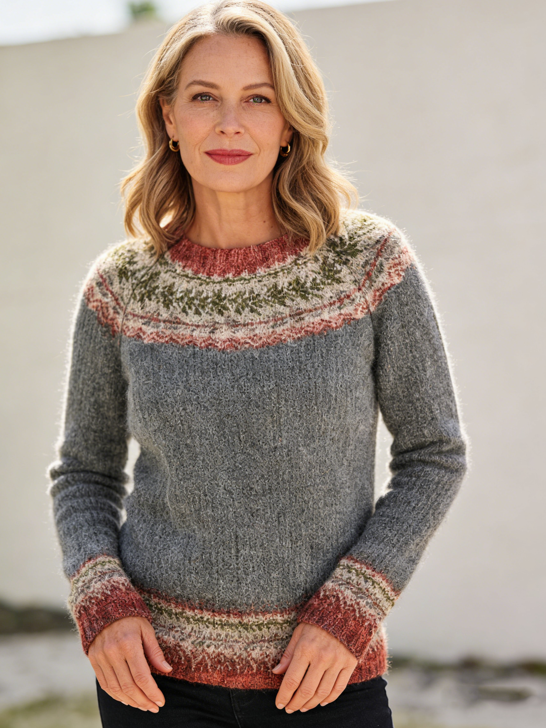 CHIC ETHNIC SWEATER KNITWEAR