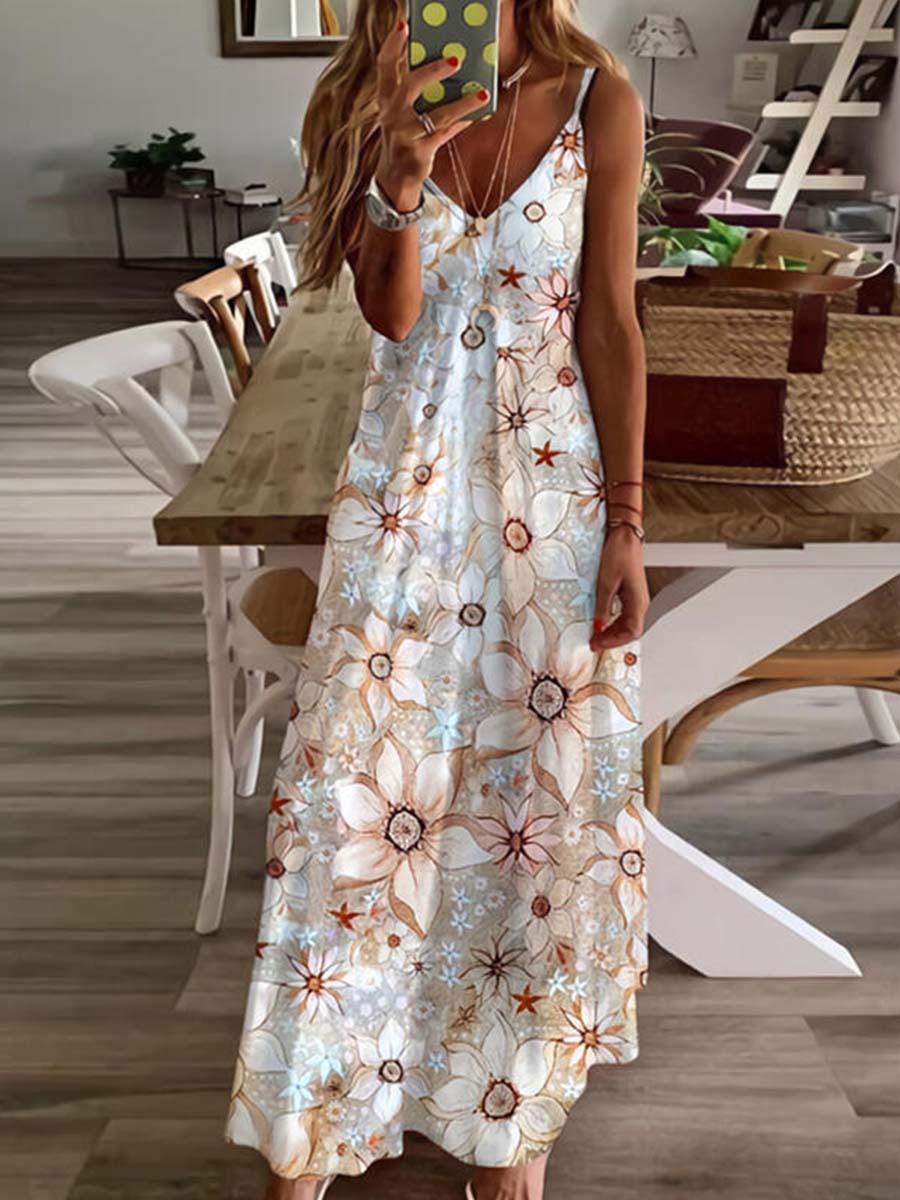 Lunimesd Colorful Printed Dresses