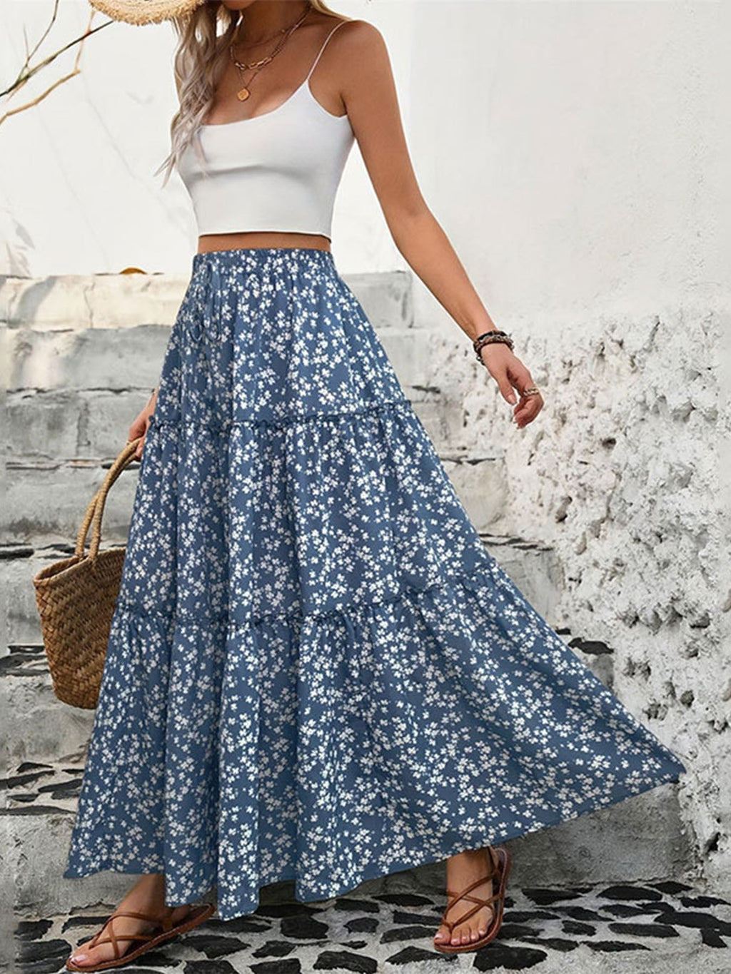 Delicate Floral Skirt