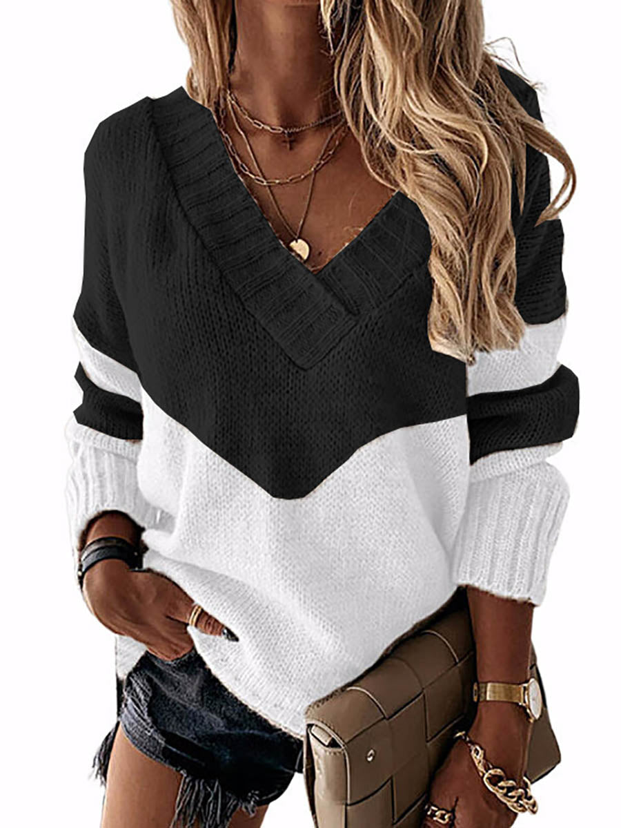 Lunimesd Knit  V Neck Sweater（8 colors）