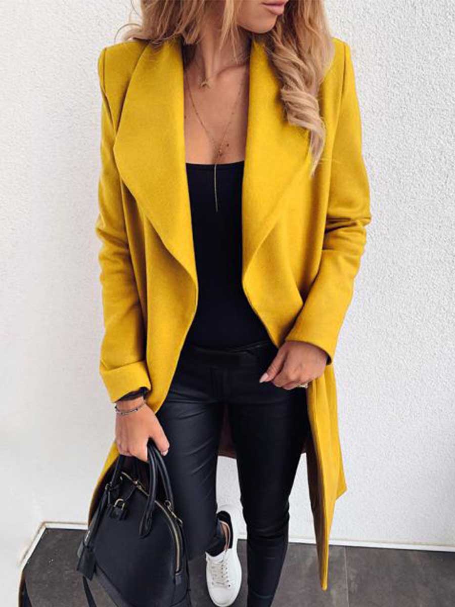 Lunimesd Belt Pocket Coat
