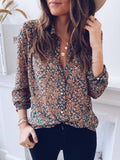 Lunimesd Floral Chiffon Blouse