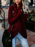 Lunimesd Irregular Winter Shawl Sweater