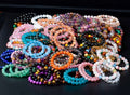 Natural Crystal Bead Bracelet — Assorted Colors