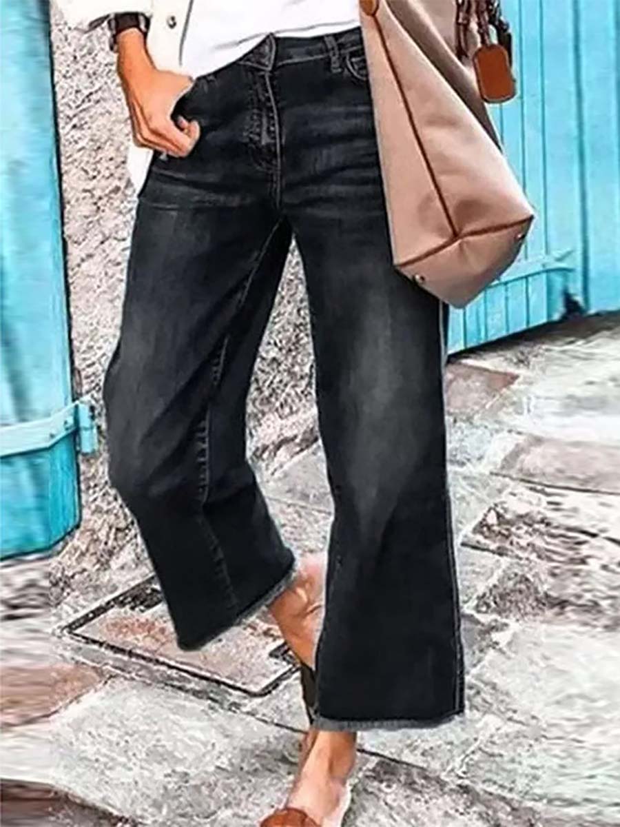 Lunimesd Temperament Commuter Straight Leg Jeans