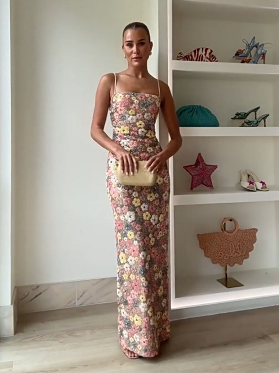 Bloom Grace Floral Maxi Dress