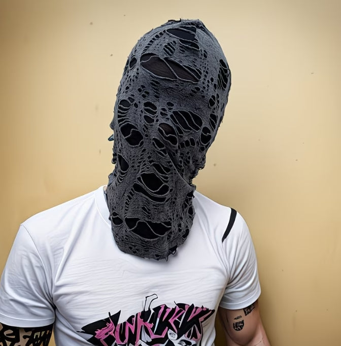 Distressed Ripped Full-Face Mask 87