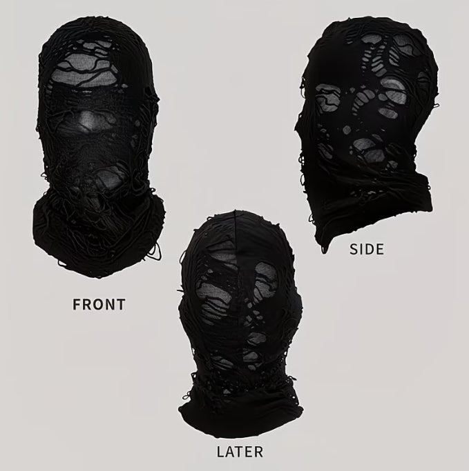 Distressed Ripped Full-Face Mask 87