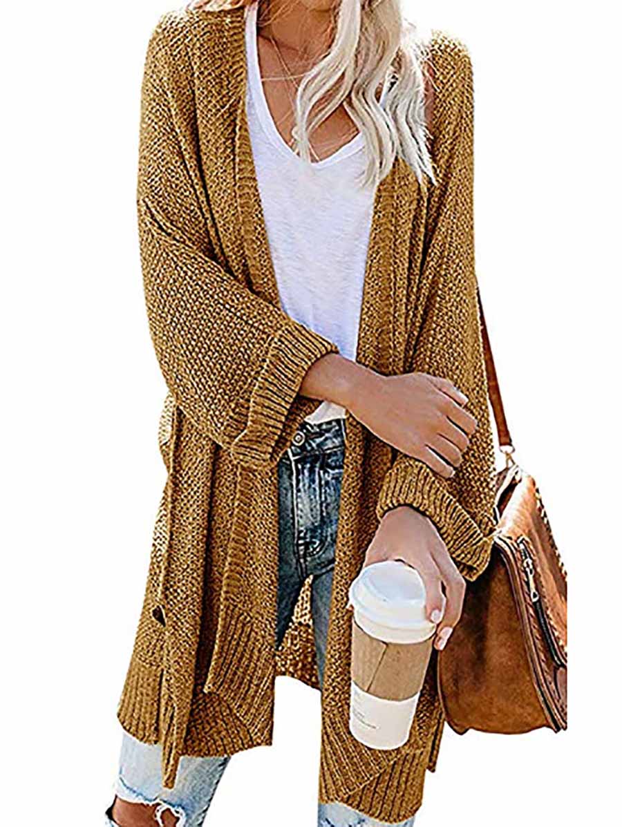 Lunimesd Solid Color Knitted Cardigan(10 colors)