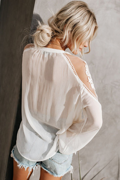 Lunimesd Sweet Love Floral Embroidery Shirt - 3 Colors